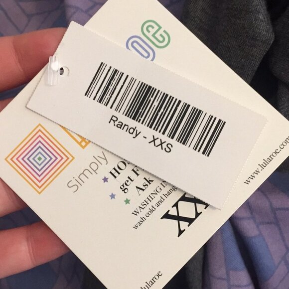 XXS LuLaRoe Randy T-Shirt B03 761 - Picture 4 of 4